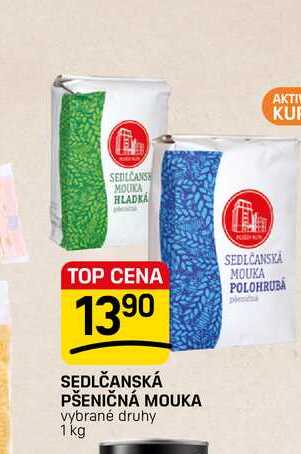 SEDLČANSKÁ PŠENIČNÁ MOUKA vybrané druhy 1 kg 