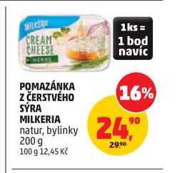 MILKERIA POMAZÁNKA Z ČERSTVÉHO SÝRA 16% 200 g