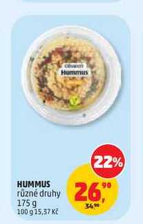 HUMMUS různé druhy 175g