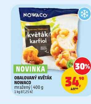 NOWACO OBALOVANÝ KVĚTÁK mražený 400 g