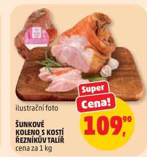 ŘEZNÍKŮV TALÍŘ ŠUNKOVÉ KOLENO S KOSTÍ 1kg