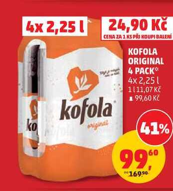 Kofola 4x2,25l