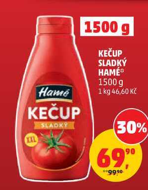 Hamé Kečup sladký 1500g