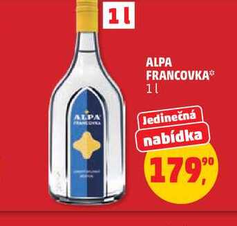 Alpa Francovka Lihový bylinný roztok 1l