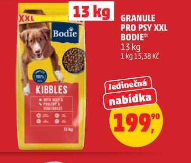 BODIE granule pro psy 13 kg