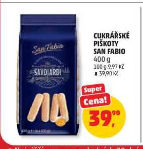 San Fabio CUKRÁŘSKÉ PIŠKOTY 400 g
