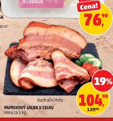 PAPRIKOVÝ LALOK V CELKU 1 kg 