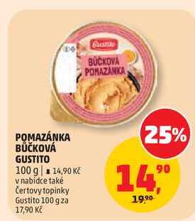POMAZÁNKA BŮČKOVÁ GUSTITO 100 g