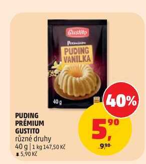 Gustito PUDING PRÉMIUM 40 g