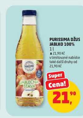 PURISSIMA DŽUS JABLKO 100% 1l