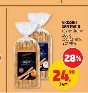 GRISSINI SAN FABIO různé druhy 200 g