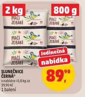 SLUNEČNICE ČERNÁ 2kg