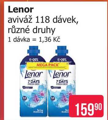 Lenor aviváž 118 dávek