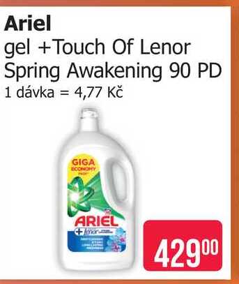 Ariel gel +Touch Of Lenor Spring Awakening 90 PD