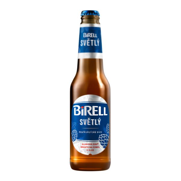 Birell Světlý, sklo