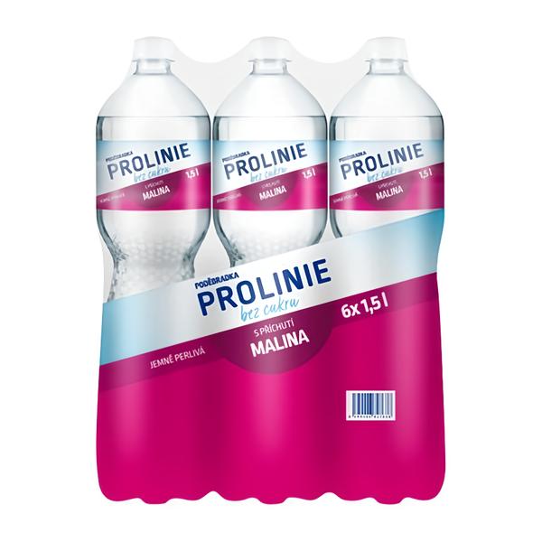 Poděbradka ProLinie Jemně perlivá s příchutí maliny