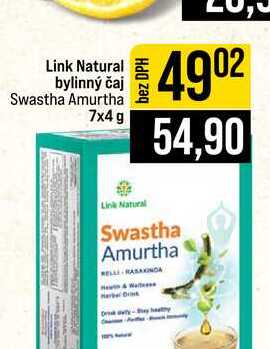 Link Natural bylinný čaj Swastha Amurtha 7x4 g 