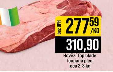 Hovězí Top blade loupaná plec cca 2-3 kg
