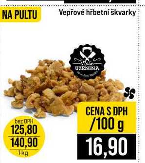 Vepřové hřbetní škvarky 100g