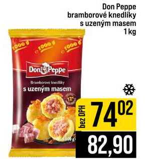 Don Peppe bramborové knedlíky s uzeným masem 1kg