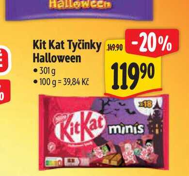 Kit Kat Tyčinky Halloween 301 g