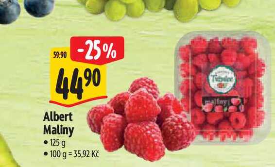   Albert Maliny 125 g 