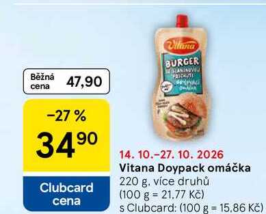 Vitana Doypack omáčka, 220 g