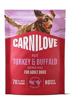 Carnilove Dog Pouch Paté Turkey&Buffalo Rose 300g