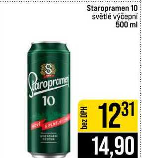 Staropramen 10 světlé výčepní 500 ml 