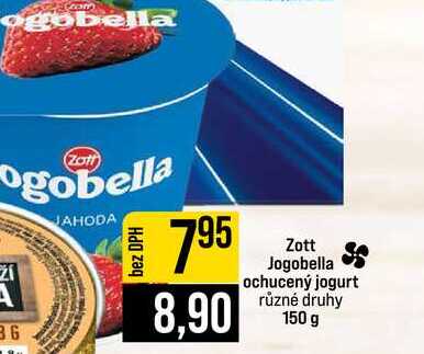 Zott Jogobella ochucený jogurt různé druhy 150 g 