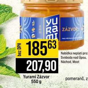 Yurami Zázvor 550 g