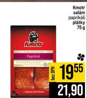 Kmotr salám paprikáš plátky 75 g