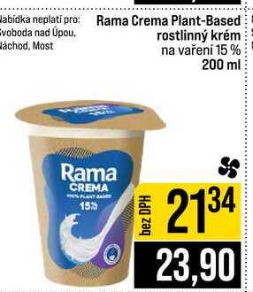 Rama Crema Plant-Based rostlinný krém na vaření 15 % 200 ml