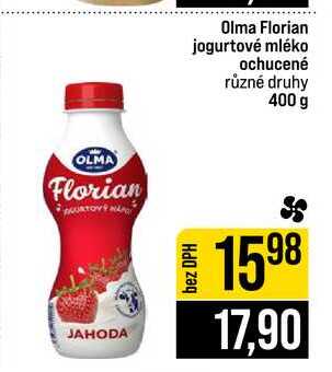 Olma Florian jogurtové mléko ochucené různé druhy 400 g 