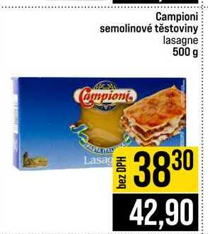 Campioni semolinové těstoviny lasagne 500 g 
