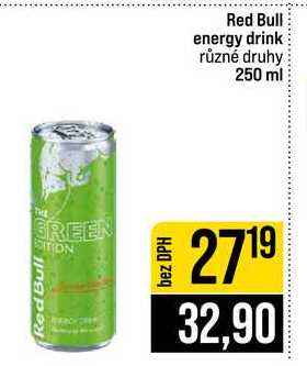 Red Bull energy drink různé druhy 250 ml 
