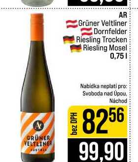 AR Grüner Veltliner Dornfelder Riesling Trocken Riesling Mosel 0,75l