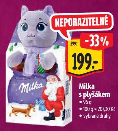 Milka s plyšákem, 96 g