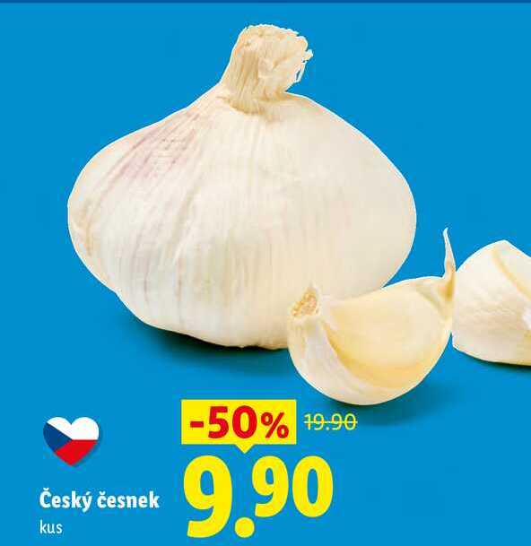 Český česnek, kus