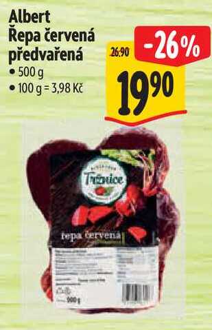 Albert Řepa červená předvařená, 500 g 