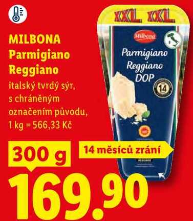 MILBONA Parmigiano Reggiano, 300 g 