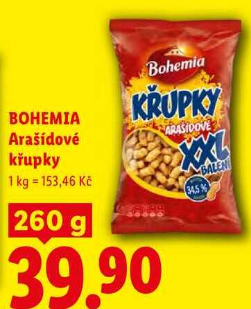 BOHEMIA Arašídové křupky, 260 g