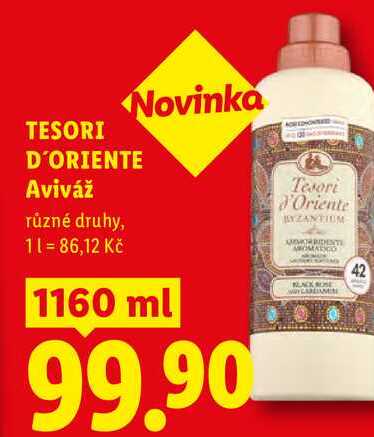 TESORI D'ORIENTE Aviváž různé druhy, 1160 ml
