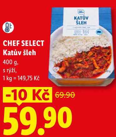 CHEF SELECT Katův šleh, 400 g, s rýží