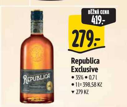 Božkov Republica Exclusive 0,7 l
