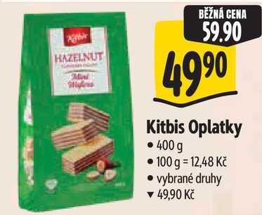 Kitbis Oplatky, 400 g