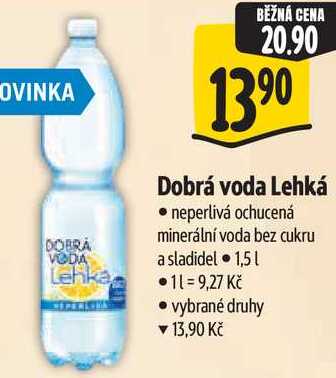 Dobrá voda Lehká, 1,5 l 