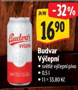Budvar Výčepní, 0,5 l