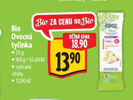 Bio Ovocná tyčinka 25g 