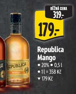 Republica Mango, 0,5 l